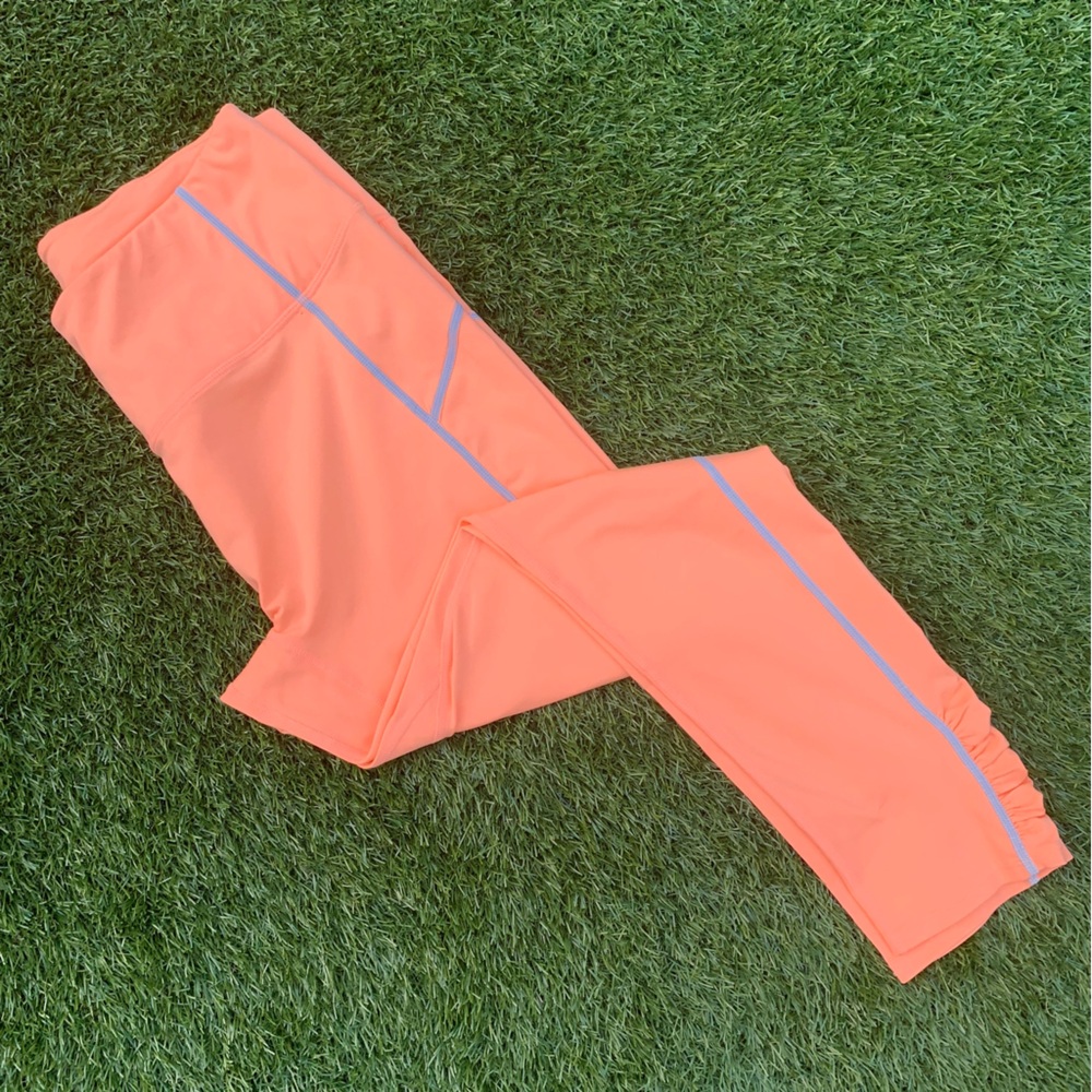 FP Movement High-Rise 7/8 You're A Peach Leggings by Free People, Tangerine